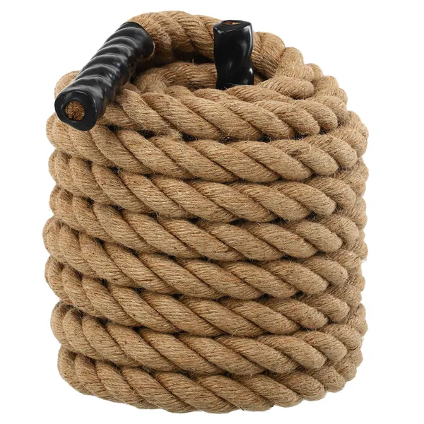 Канат для кросфіту Combat Battle Rope Zelart FI-0909-15 Коричневий