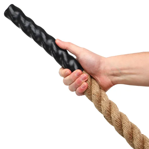 Канат для кросфіту Combat Battle Rope Zelart FI-0909-15 Коричневий — фото 3