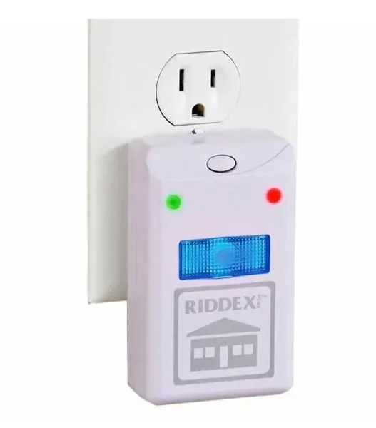 Відлякувач Гризунів і Комах Riddex, Електромагнітний Прилад для Очищення Приміщення від Мишей Щурів Комарів — фото 2