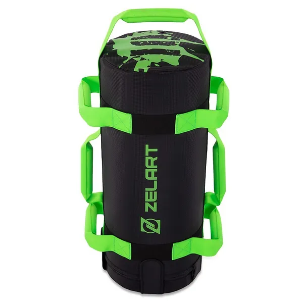 Мішок обтяжувач для функціонального тренінгу Power Bag Zelart TA-7825-10 Зелений — фото 3