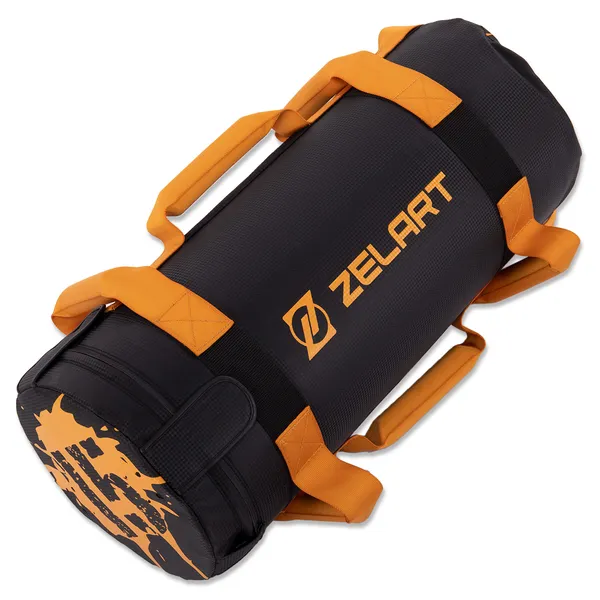 Мішок обтяжувач для функціонального тренінгу Power Bag Zelart TA-7825-15 Помаран
