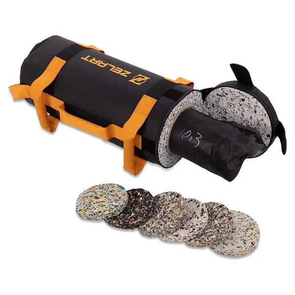 Мішок обтяжувач для функціонального тренінгу Power Bag Zelart TA-7825-15 Помаранчевий — фото 6