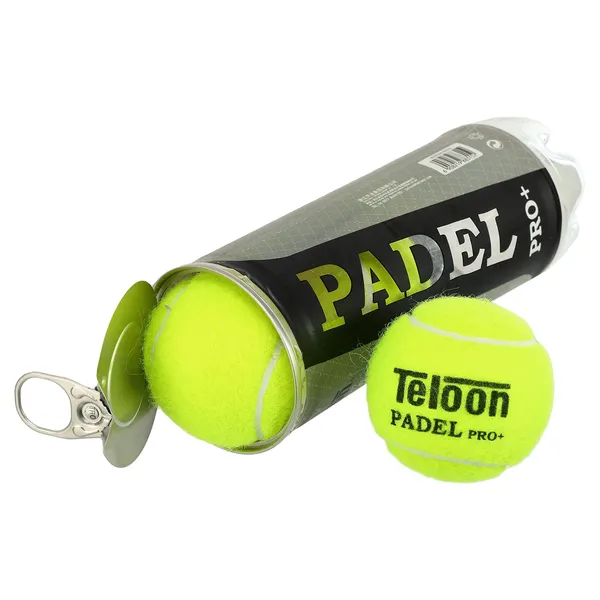 Набор мячей для падел-тенниса TELOON PADEL PRO+ 3 шт. Салатовый (WZPA818003-PRO) — фото 2