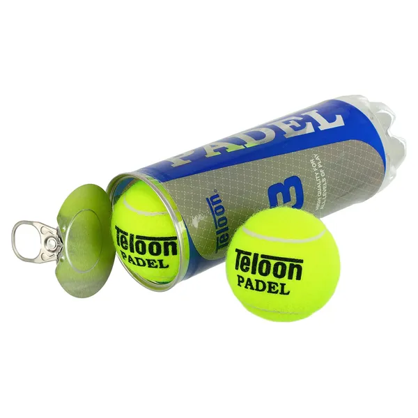 Набір м'ячів для падел-тенісу TELOON PADEL PRO+ 3 шт. Салатовий (WZPA818003-PADEL) — фото 2