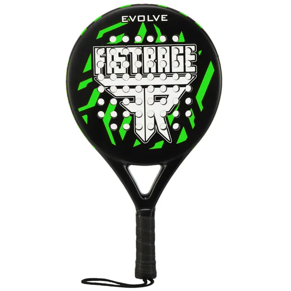 Ракетка для падел-тенісу Padel FISTRAGE EVOLVE Чорний-зелений VL-4681