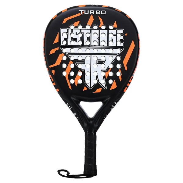 Ракетка для падел-тенісу Padel FISTRAGE TURBO Чорний-помаранчевий VL-4198