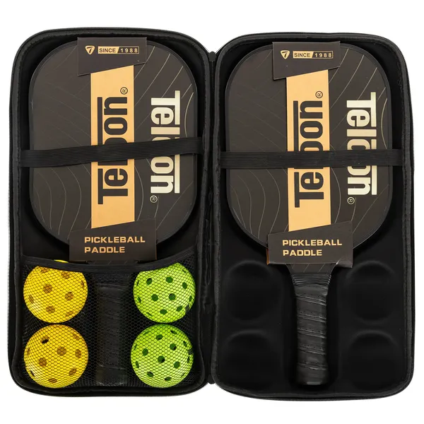 Набір для піклболу TELOON TL5007-SET 2 ракетки 4 м'ячі з чохлом TL5003-SET — фото 6