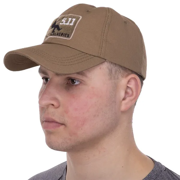 Кепка бейсболка 5.11 Tactical Бежевий хакі TY-4950 — фото 3