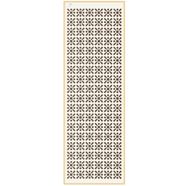 Коврик полотенце для йоги нескользящий BLOOM YOGA TOWEL Коричневый LB7091 — фото 4
