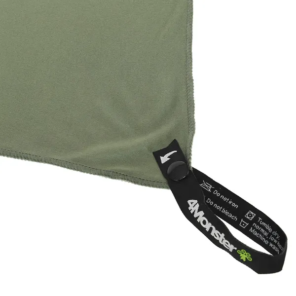 Полотенце спортивное EVA CASE SPORTS TOWEL FRYFAST 4Monster Оливковый T-EDT-80 — фото 4