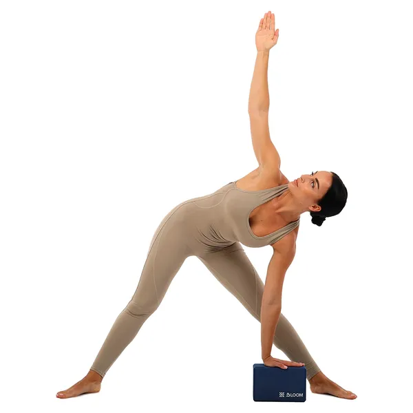 Блок для йоги BLOOM YOGA BRICK Синий LB7040 — фото 4