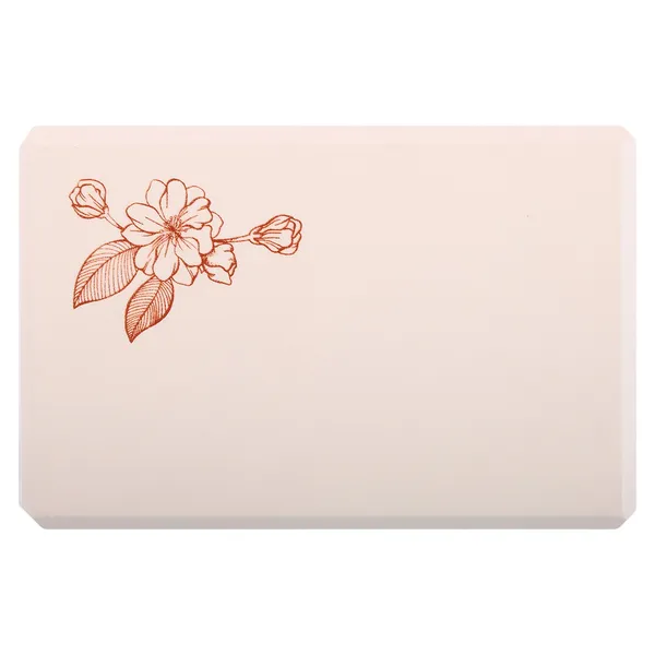 Блок для йоги двокольоровий BLOOM YOGA BRICK Коричневий-білий LB7041 — фото 4