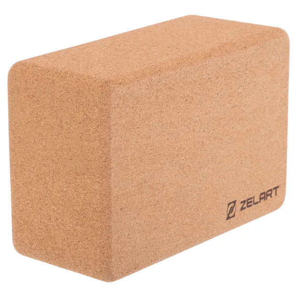 Блок для йоги пробковий Zelart FI-7850-4