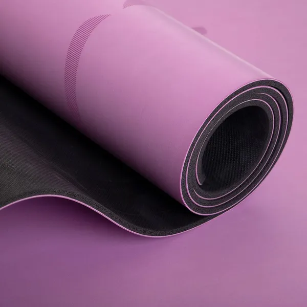 Килимок для йоги PU резина Record Світло-фіолетовий FI-8307 — фото 2