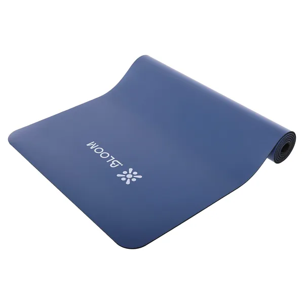 Килимок для фітнесу та йоги BLOOM YOGA MAT Синій LB7030