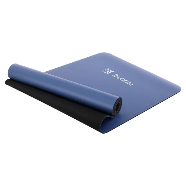 Коврик для фитнеса и йоги BLOOM YOGA MAT Синий LB7030 — фото 2