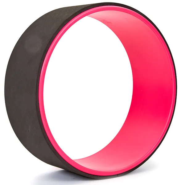 Колесо для йоги Record Fit Wheel Yoga Малиновий-Чорний FI-7057