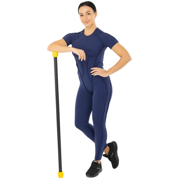Бодібар Body Bar LiveUp Чорний-жовтий LP8145-2 — фото 3