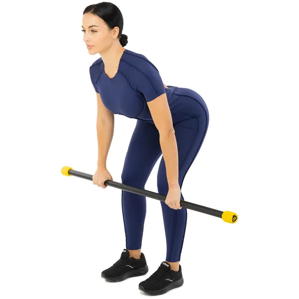 Бодібар Body Bar LiveUp Чорний-жовтий LP8145-2 — фото 4