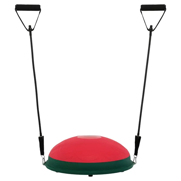 Балансировочная платформа полусфера BOSU с эспандерами BOSU BLOOM BALANCE TRAINER Красный LB7052 — фото 3