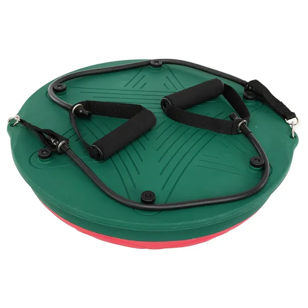 Балансировочная платформа полусфера BOSU с эспандерами BOSU BLOOM BALANCE TRAINER Красный LB7052 — фото 5