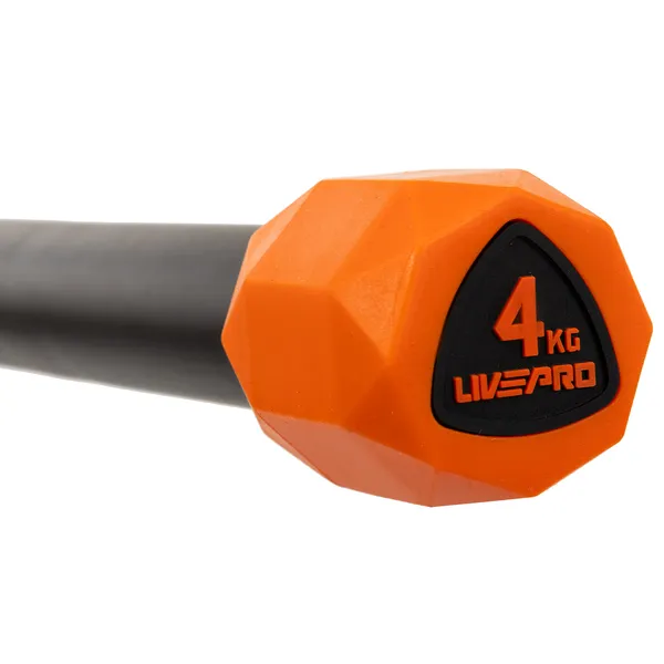 Бодібар Body Bar LiveUp Чорний-червоний LP8145-4 — фото 3