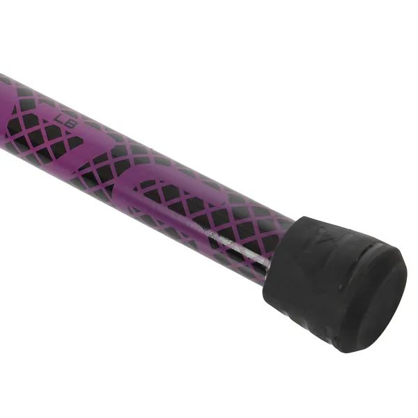 Бодібар Body Bar розбірний 3-секційний Zelart Чорно-фіолетовий FI-9994-8