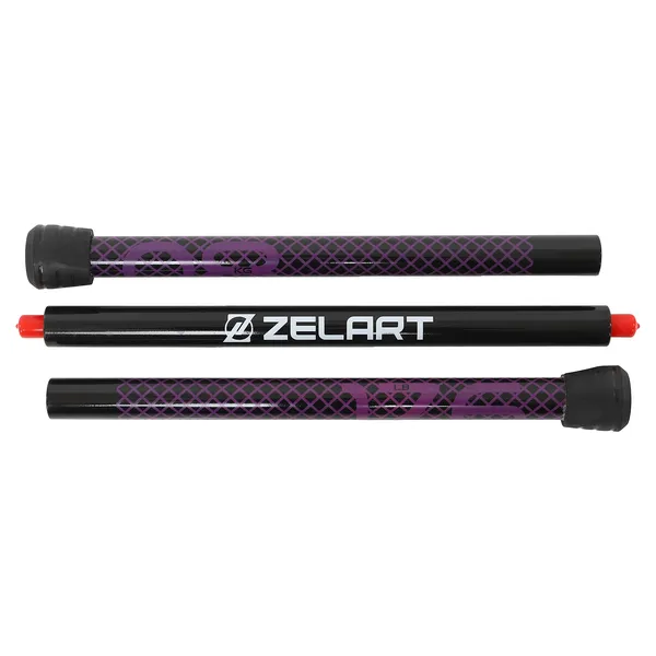 Бодібар Body Bar розбірний 3-секційний Zelart Чорно-фіолетовий FI-9994-8 — фото 3