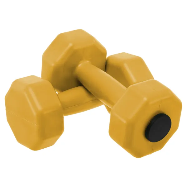Гантелі для фітнесу пластикові Champion Жовтий TA-9820-1_5