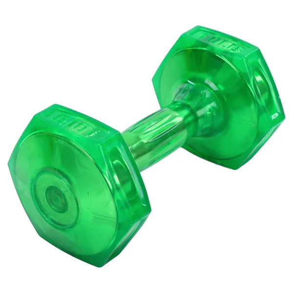 Гантель для фітнесу з покриттям TPU Zelart Jelly Urethane Coated Dumbbells Салат