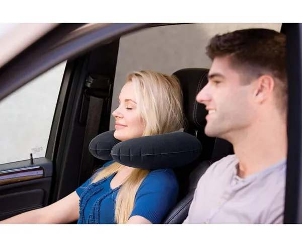 Надувна подушка підголівник 36 x 30 x 10 см Intex 68675 Travel Pillow — фото 3