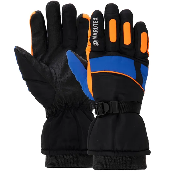 Рукавички для лиж та сноуборду чоловічі MARUTEX A-707 L-XL чорний-синій