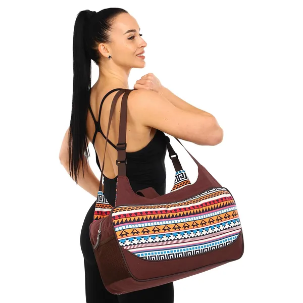 Сумка для йоги KINDFOLK Yoga bag SP-Sport FI-8366-1 Коричневий — фото 2