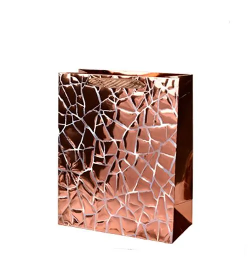 Пакет подарунковий паперовий XS "Disco" 14*15*7см R98583-XS Коричневий