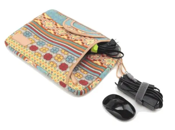 Жіноча сумка-портфель для ноутбука 15,6 дюймів Різнобарвний вологостійка С713 — фото 4