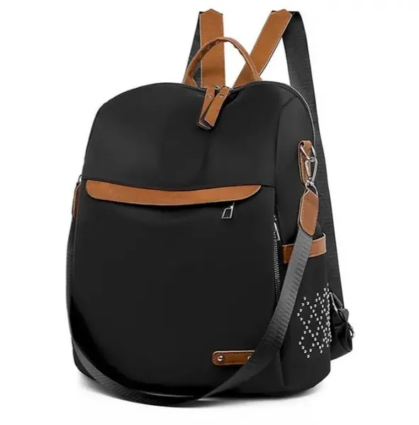 Рюкзак жіночий міський із нейлону стильний n1348-5 Black