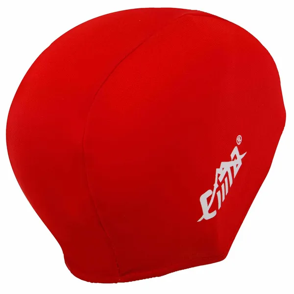 Шапочка для плавания текстильная с покрытием PU для взрослых SP-Sport PU-1BB Красный
