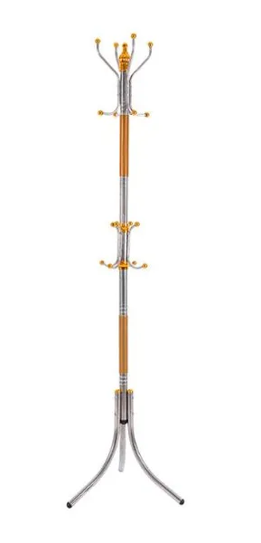 Підлогова вішалка для одягу Coat Rack (тринога), 16 гачків, металева Зелена — фото 6