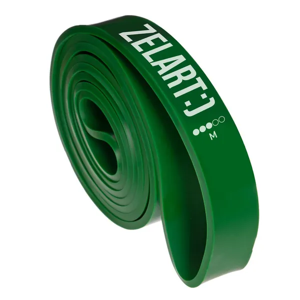 Гума петля для підтягування та тренувань стрічка силова POWER BANDS FI-0889-3 Зелений — фото 4