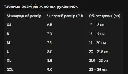 Рукавички жіночі натуральні шкіряні зимові 2XL (9) (23-25 см) Чорні з підкладкою із вовни утеплені (G-05) — фото 3