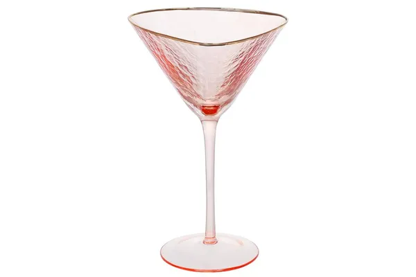 Бокал для мартіні з золотим обідком Diva Pink 190 мл 579-249