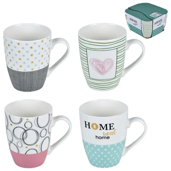 Чашки "Sweet home" 4пр/наб (R89053)