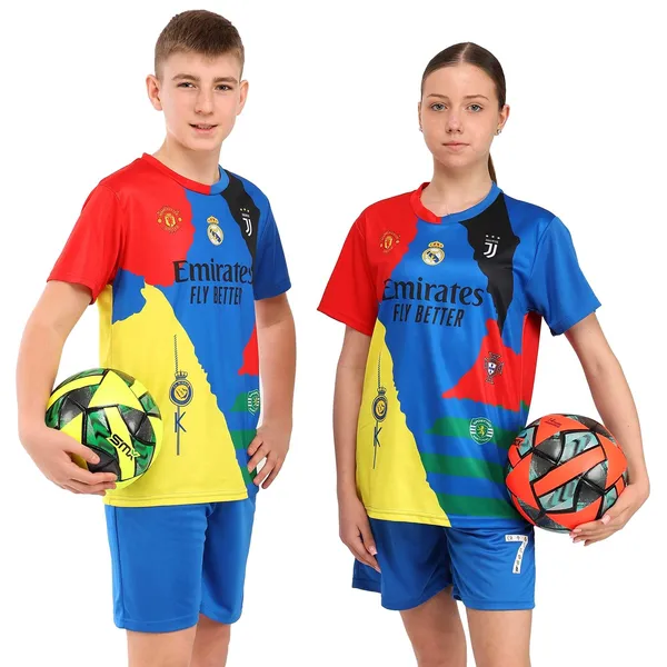 Форма футбольная детская RONALDO 7 SP-Sport CO-7365 размер 20 синий — фото 3