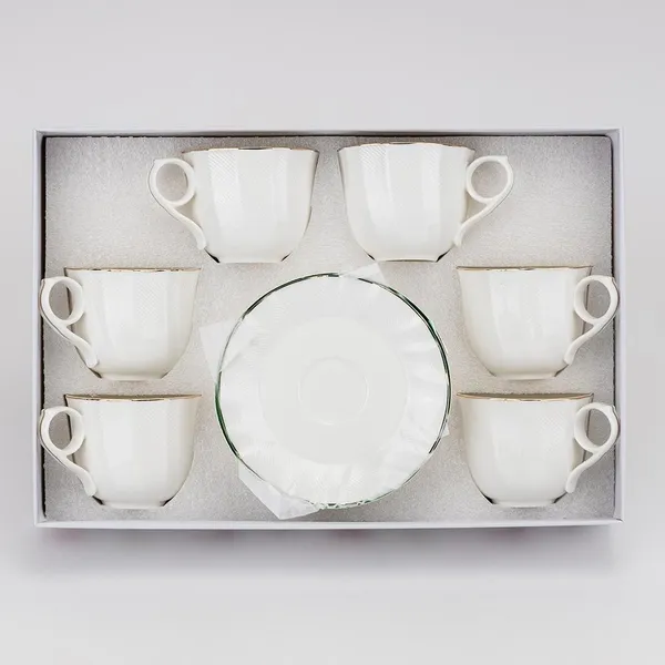 Набір "Ніжність" на 6 персон, білий, 300 мл (19296-007)