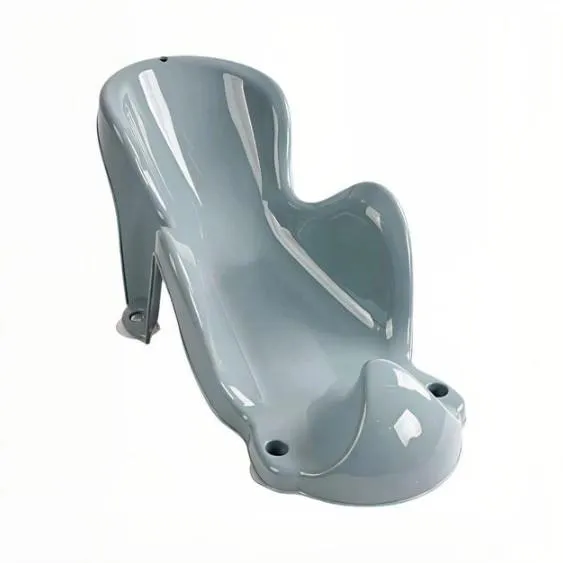 Підставка (гірка) для купання немовлят Bimbo 11104 з присосками, 50×25×24 см Gray