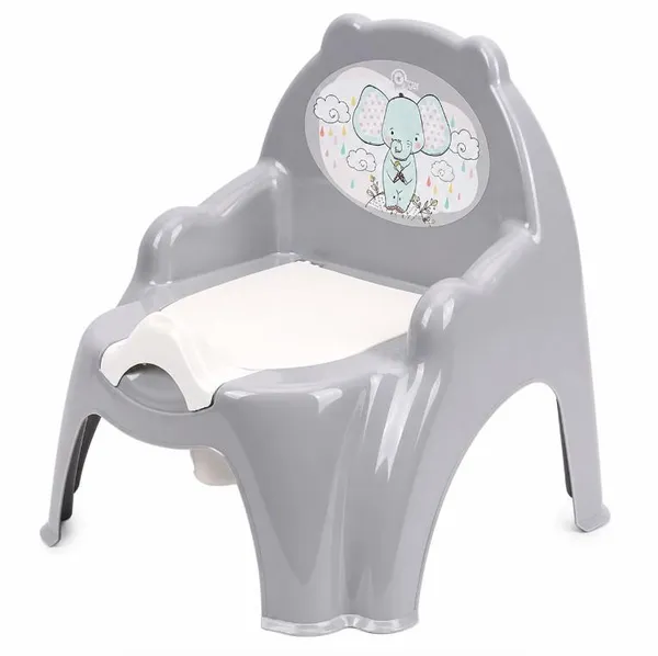 Дитячий горщик Technok Toys 1294 зі знімним контейнером, 34,5×33,5×30 см Сірий