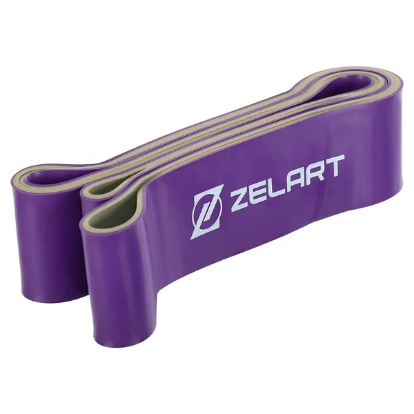 Резина петля для подтягиваний и тренировок лента силовая Zelart POWER LOOP FI-5439-6 Фиолетовый — фото 4