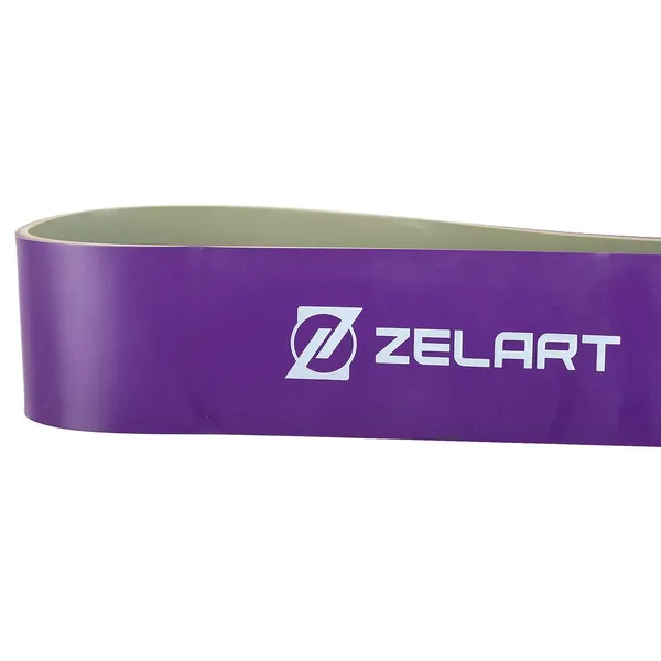 Резина петля для подтягиваний и тренировок лента силовая Zelart POWER LOOP FI-5439-6 Фиолетовый — фото 5