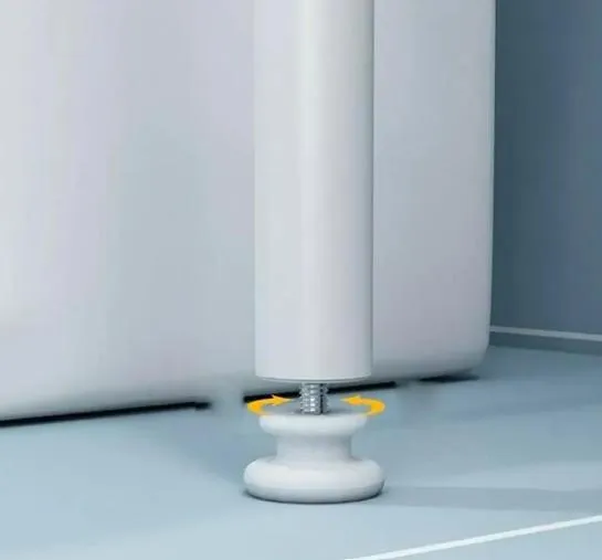 Полиця-стелаж над пральною машиною (60х25х160 см) LAUNDRY RACK/Напольна стійка-органайзер у ванну (ANY3-6) Білий — фото 2