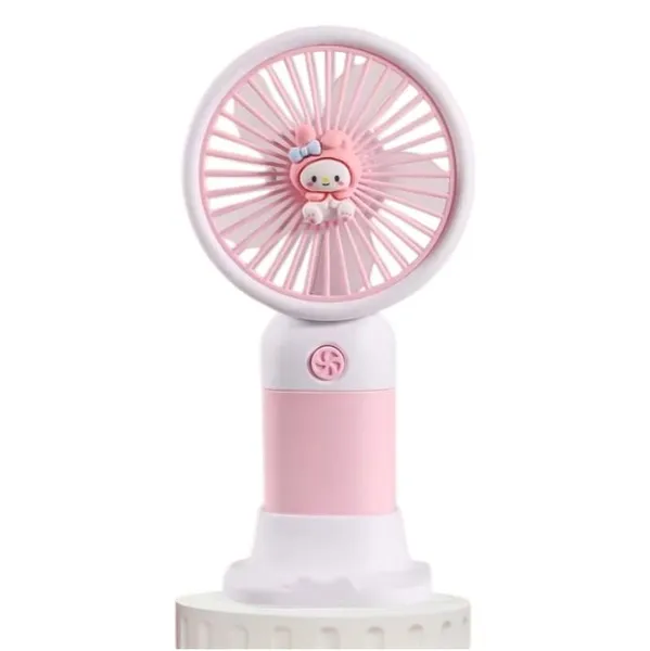 Вентилятор ручний акумуляторний 202-3 Mini Fan USB 7.8×6×15 см White